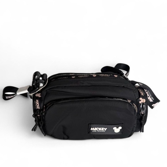 Zara Handbags - Zara Black Mickey Crossbody Bag